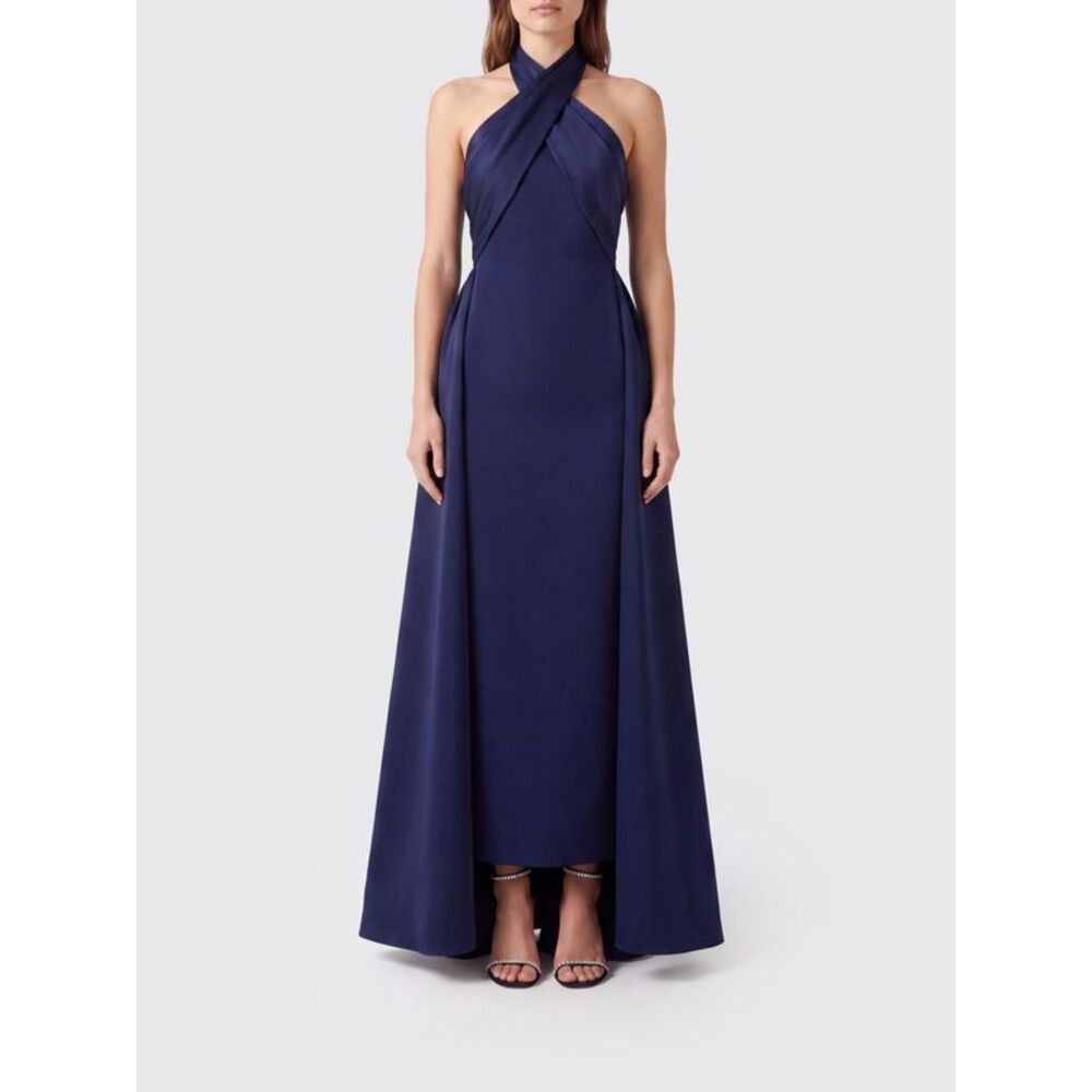 Solace London Women Solace London Long Cady Gown With Halterneck
